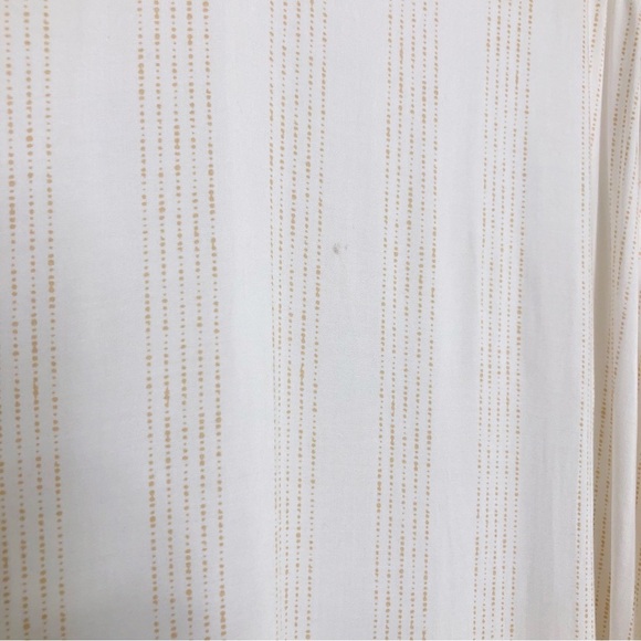 SummerSalt cream & tan graphic pinstripe caftan - Picture 10 of 13